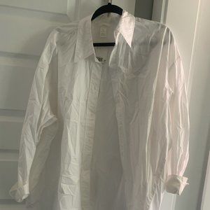 H&M Women's Oversized White Button Down - Never Worn!
